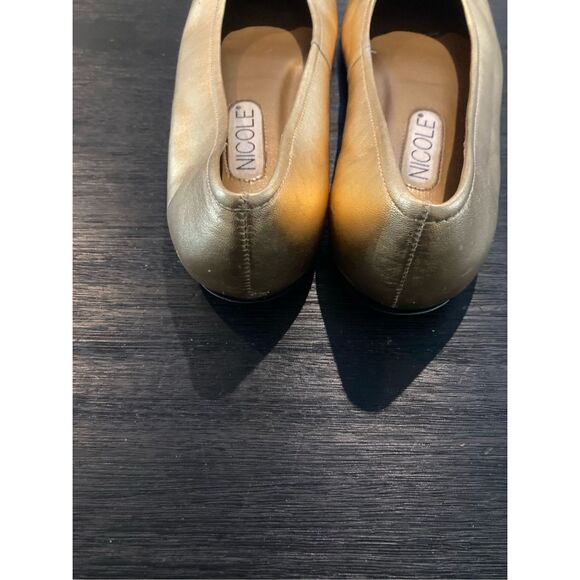 Nicole metallic gold ballet‎ flats - Picture 3 of 7